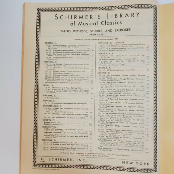 Hanon The Virtuoso Pianist 60 Exercises Piano Schirmer Music Book 2 - Picture 5 of 6